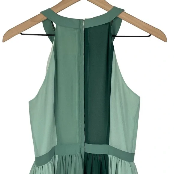 ModCloth Dress XS Wicked Elphaba Hi Low Maxi Flowy Whimsical Fairycore Ren Faire - Picture 6 of 10